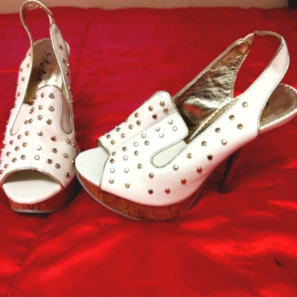 Studded heels